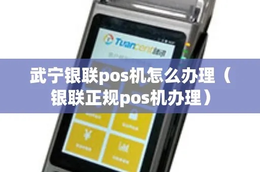 武宁pos机怎么申请（武宁pos机申请流程详解）